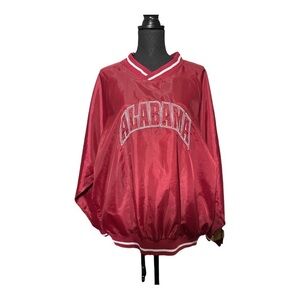 Alabama Crimson Tide Vintage Wind Resistant Pullover Size XL College